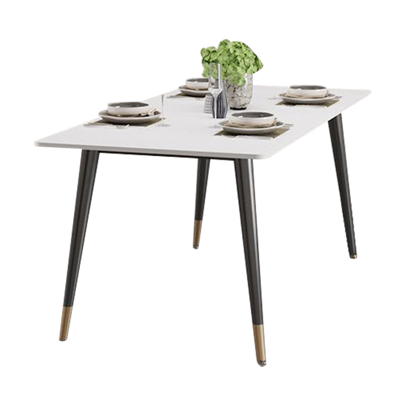 Modern 1/2/5/7 Pieces Dining Set Rectangle Stone Furniture for Home