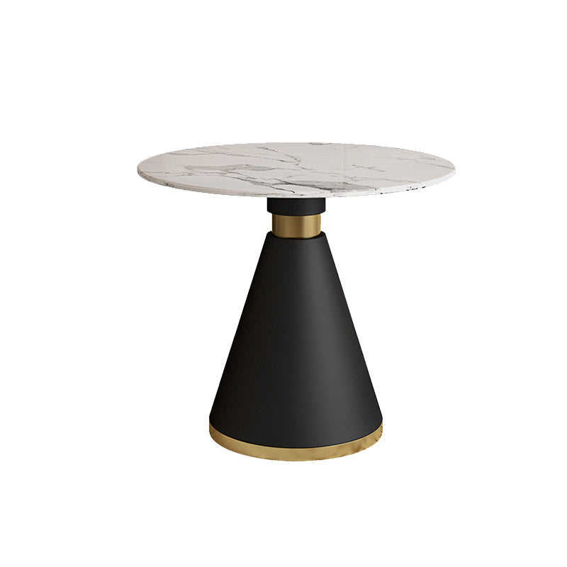 Glam Dinette Set for Dining Room 1/2/5 Pieces Glossy White Dining Table Set