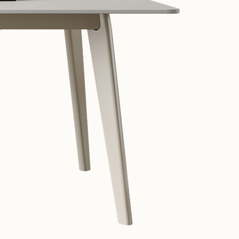 Contemporary 1/2/5/7 Pieces Dining Set Rectangle Stone Dining Table Set for Kitchen