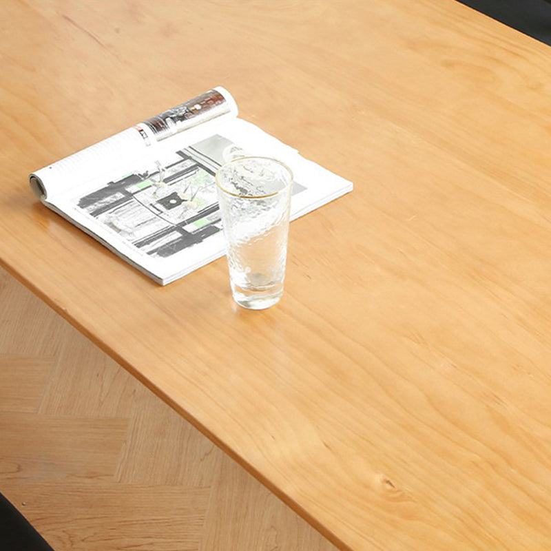 Modern Pine Wood Dining Set 1/2/3/5/7 Pieces Natural Finish Dinette Set