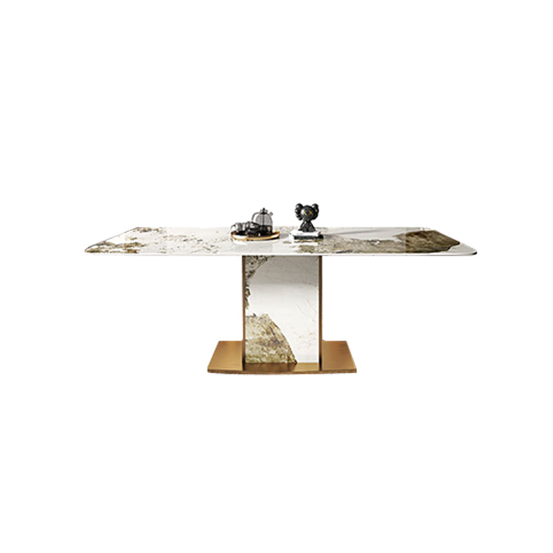 Nordic 1/2/4/5/7/9 Pieces Furniture Rectangle Stone Dining Table Set for Kitchen