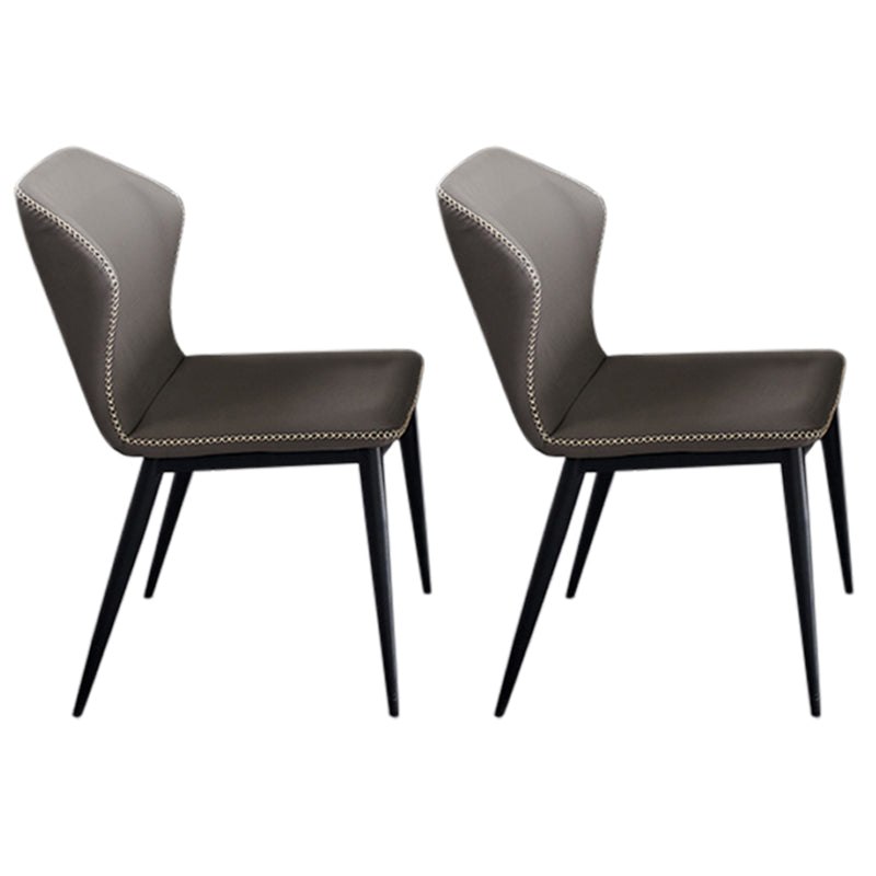 Glossy Gray Glam Dining Table Set 1/2/5/7 Pieces Dinette Set for Home