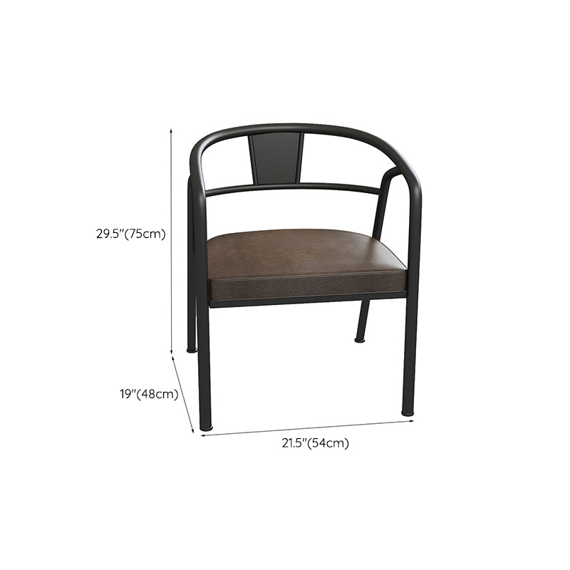 Industrial 1/2/5/7 Pieces Furniture Solid Wood Rectangle Dining Table Set in Brown