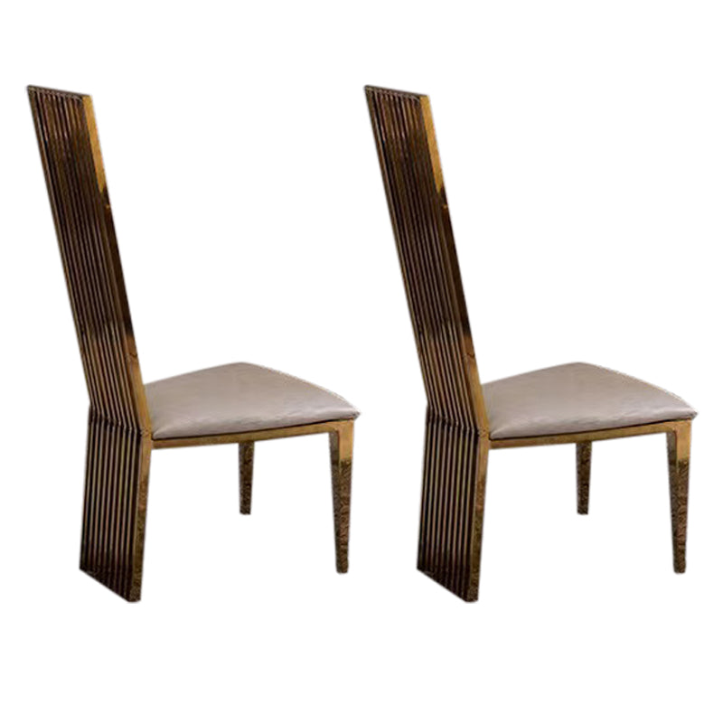 Minimalist 1/2/5 Pieces Furniture Stone Rectangle Dining Table Set in White