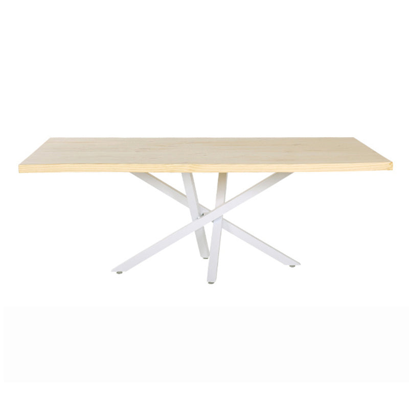 Contemporary 1/2/5 Pieces Furniture Rectangle Solid Wood Dining Set in Natural