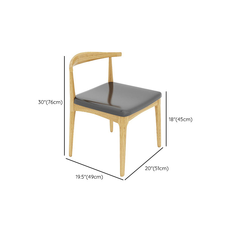Contemporary 1/2/5 Pieces Furniture Rectangle Solid Wood Dining Set in Natural