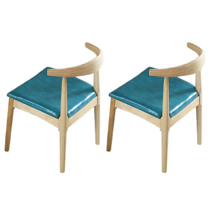 Minimalist 1/2/5 Pieces Furniture Solid Wood Rectangle Dining Table Set in Natural