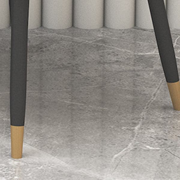 Modern Stone Dining Set 1/2/5 Pieces Round Dining Table Set with Padded Chairs