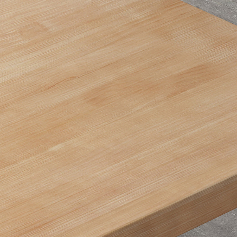 Industrial Dining Set 1/5 Pcs Solid Wood Dining Table and Metal Frame Chairs