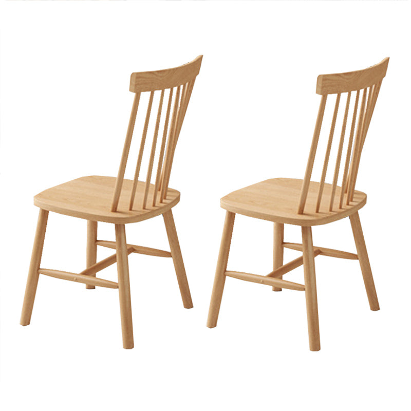 Contemporary 1/2/5/7 Pieces Furniture Rectangle Solid Wood Dining Table Set in Natural