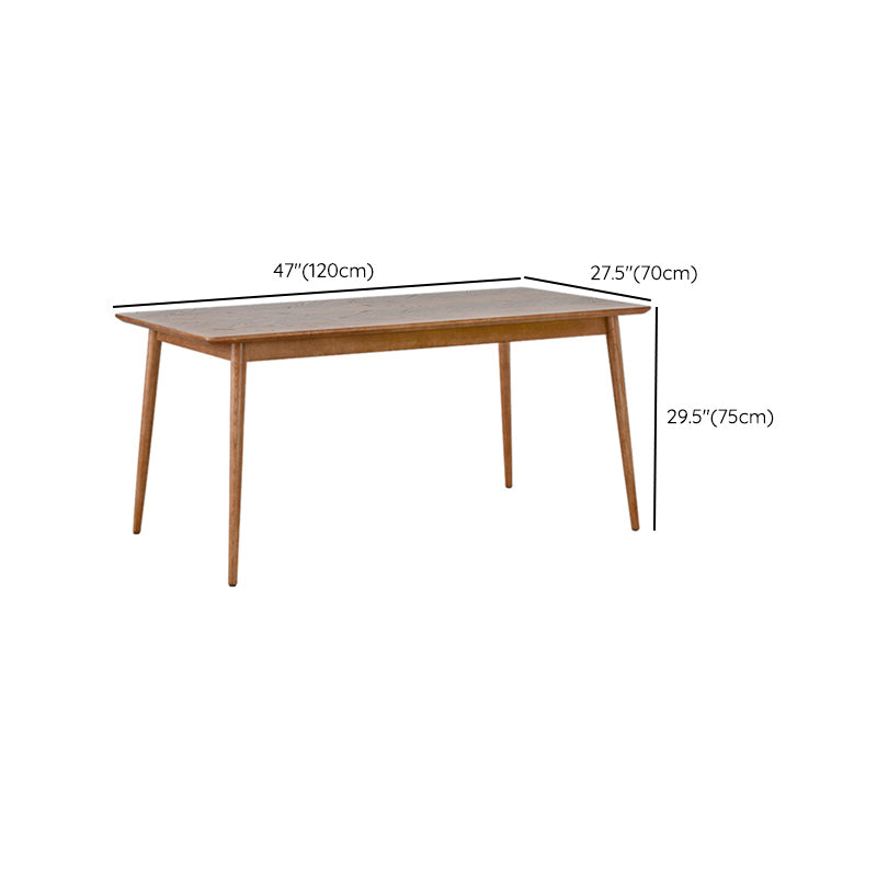 Modern Dining Set 1/4 Pcs Solid Wood Dining Table and Chairs with Bench