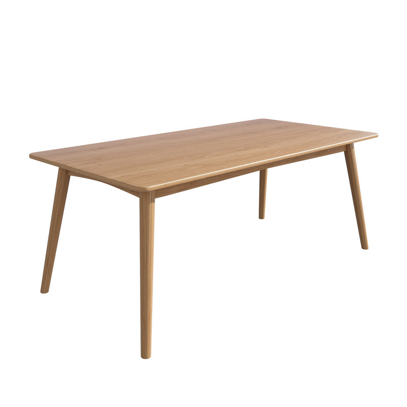 Solid Wood Dining Set 1/5 Pcs Rectangle Dining Table with Slat Back Chairs