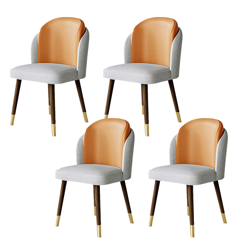 Modern 1/4/5/7 Pieces Dining Furniture Stone Rectangle Dining Chairs Set in Gray