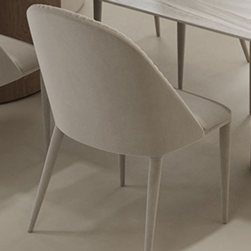 Modern Dining Set 1/5 Pcs Marble Dining Table with Upholstered Chairs
