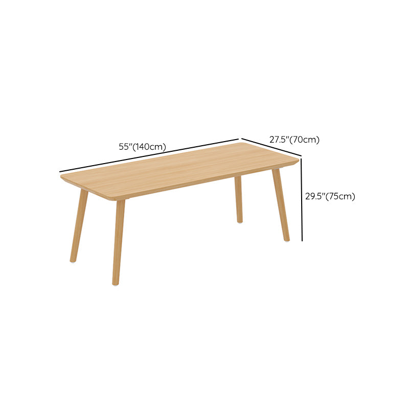 Solid Wood Dining Set 1/4/5 Pcs Rectangle Dining Table with Slat Back Chairs