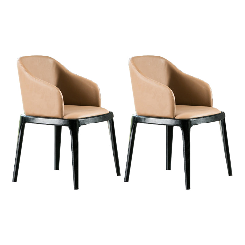 Kitchen Home Upholstered Dining Chairs Faux Leather Parsons Chair