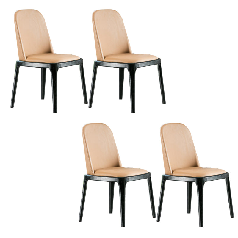 Kitchen Home Upholstered Dining Chairs Faux Leather Parsons Chair