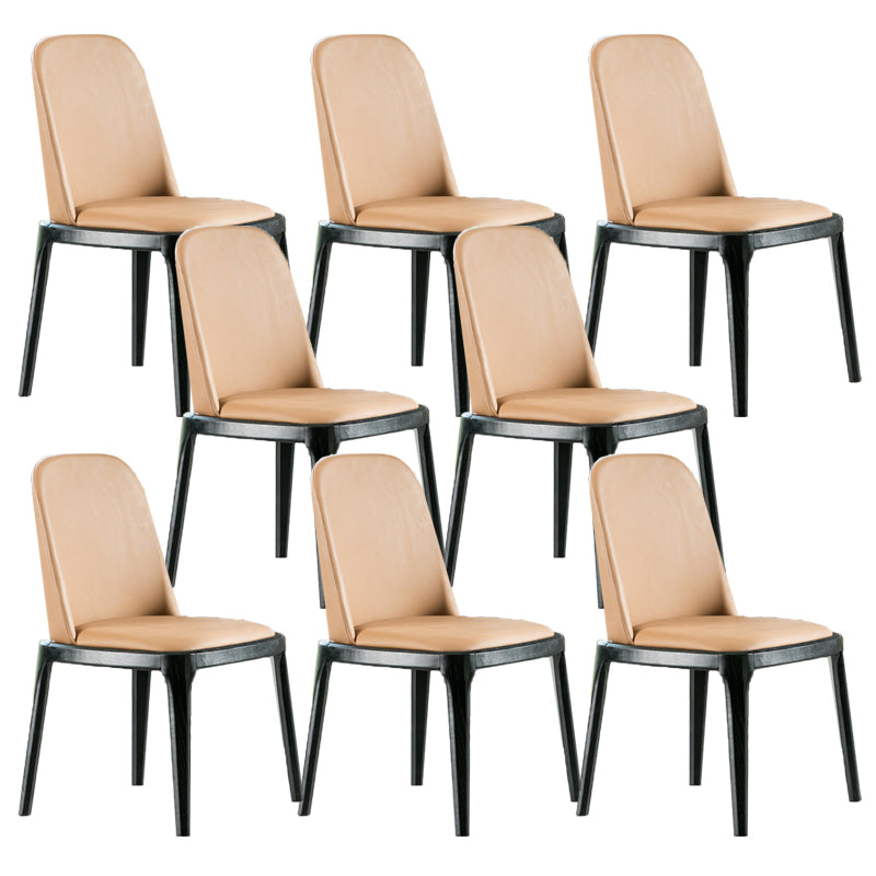 Kitchen Home Upholstered Dining Chairs Faux Leather Parsons Chair