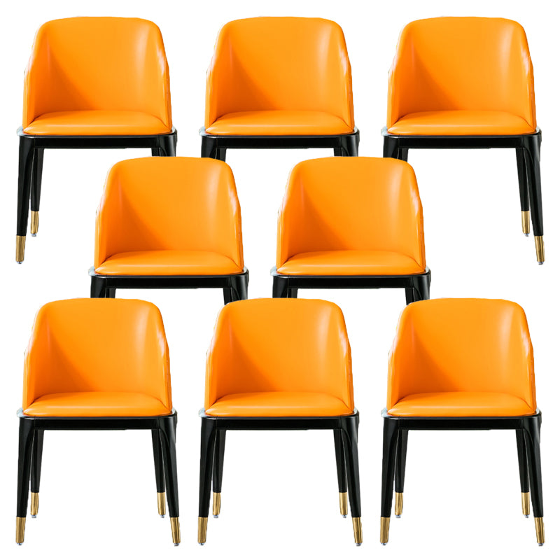 Kitchen Home Upholstered Dining Chairs Faux Leather Parsons Chair