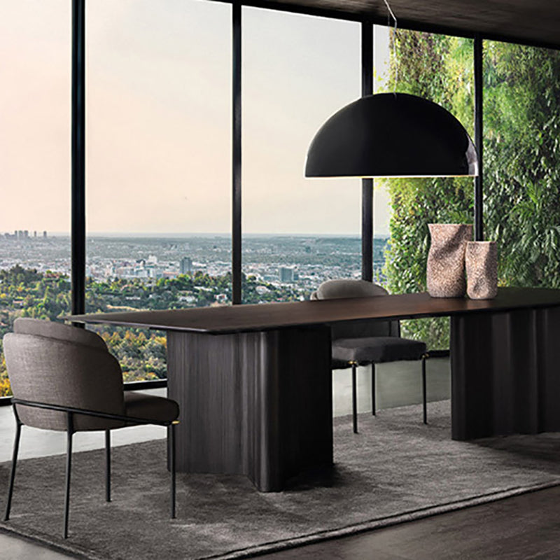 Glam Parsons Side Chair Linen Indoor Dining Chair for Living Room