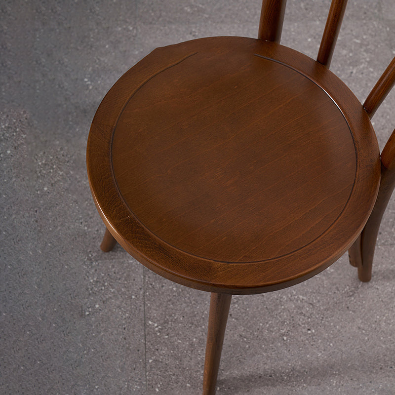 Solid Wood Side Chair Modern Windsor Indoor Dining Chair for Home