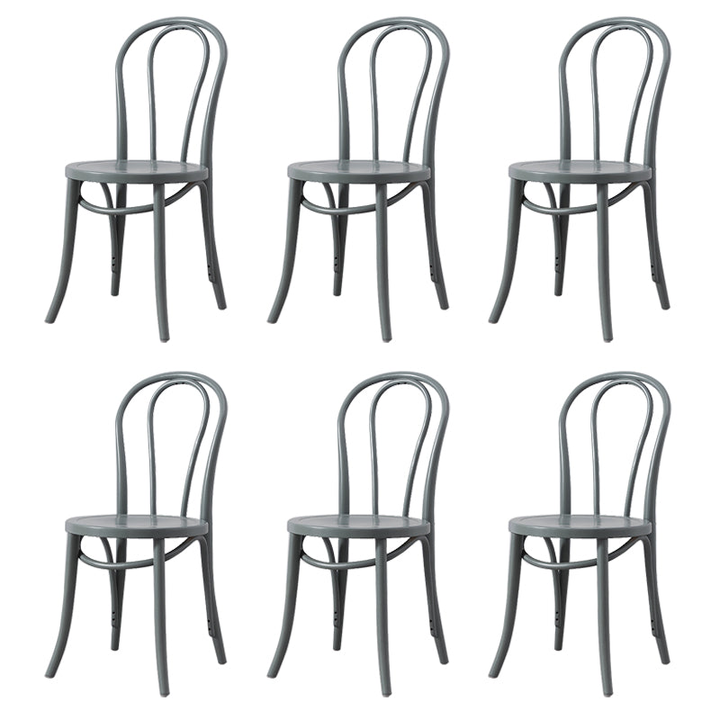 Solid Wood Side Chair Modern Windsor Indoor Dining Chair for Home