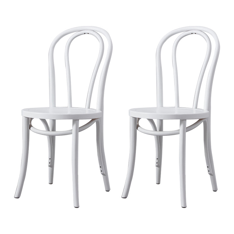 Solid Wood Side Chair Modern Windsor Indoor Dining Chair for Home