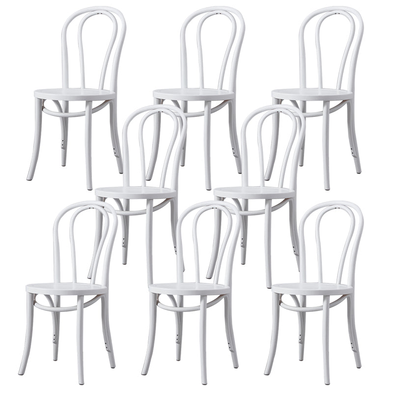 Solid Wood Side Chair Modern Windsor Indoor Dining Chair for Home