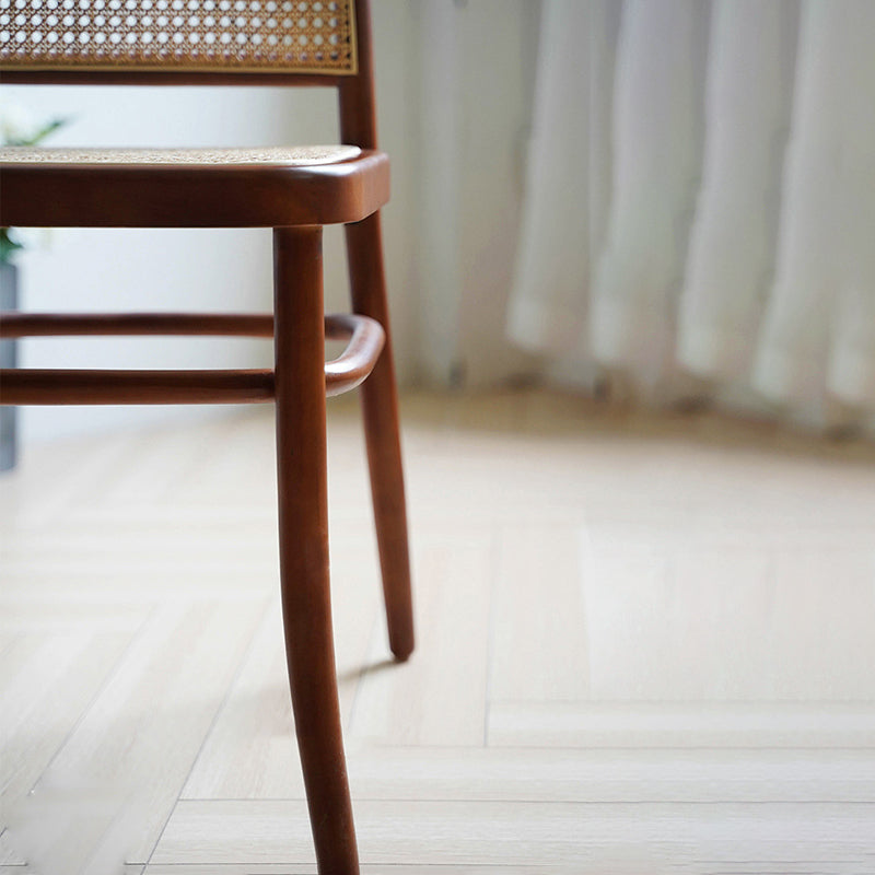 Solid Wood Side Chair Modern Indoor Dining Chair for Home Use