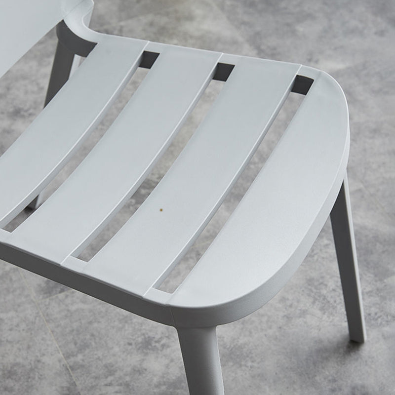 Home Dining Accent Chair Dining Room Open Back Armless Side Chair