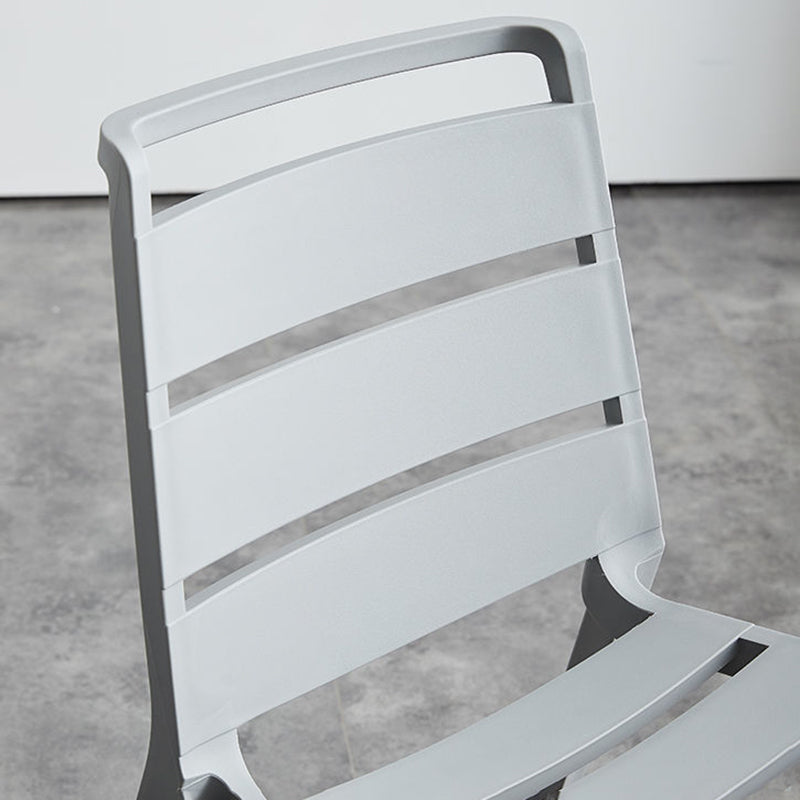 Home Dining Accent Chair Dining Room Open Back Armless Side Chair