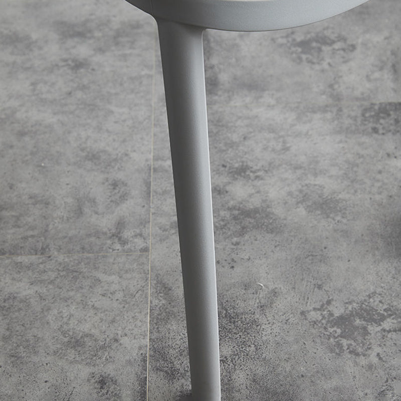 Home Dining Accent Chair Dining Room Open Back Armless Side Chair