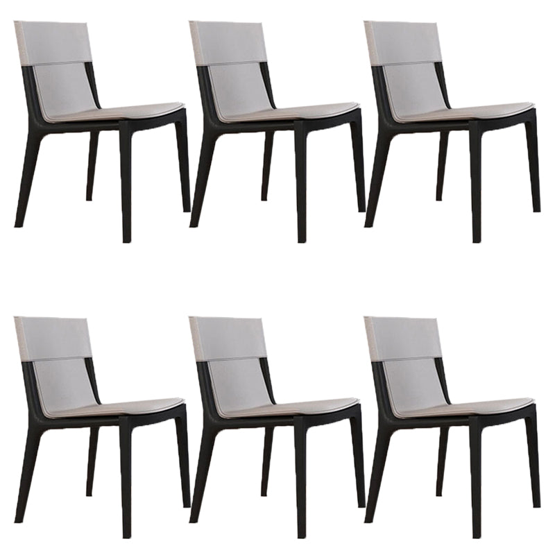 Contemporary Wood Side Dining Chairs Kitchen Home Chair with Upholstered