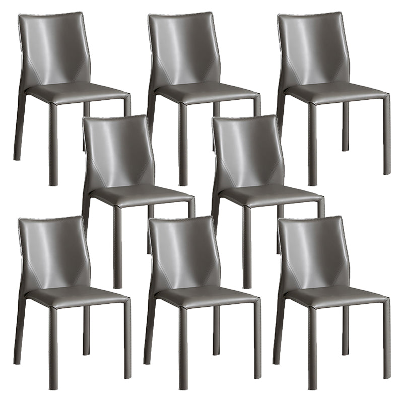 Dining Room Home Side Chair Faux Leather Dining Chairs with Upholstered