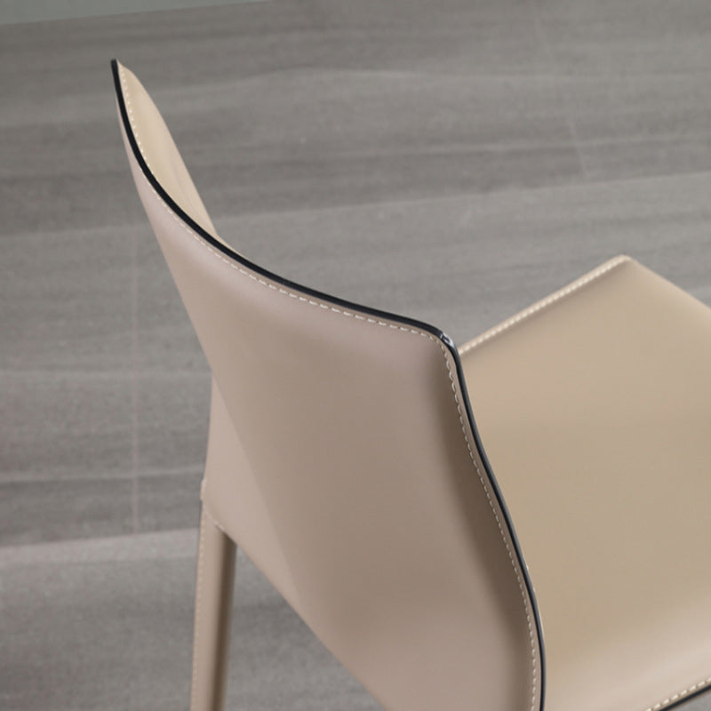 Dining Room Home Side Chair Faux Leather Dining Chairs with Upholstered