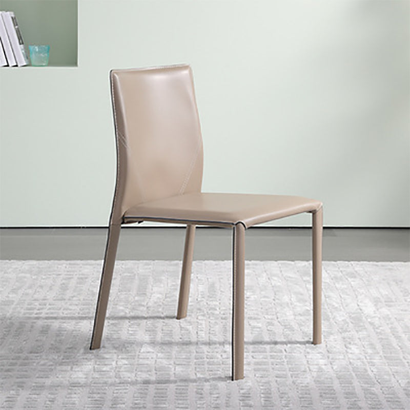 Dining Room Home Side Chair Faux Leather Dining Chairs with Upholstered