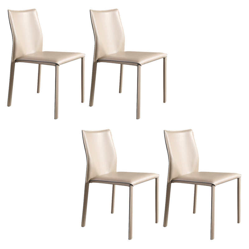 Dining Room Home Side Chair Faux Leather Dining Chairs with Upholstered