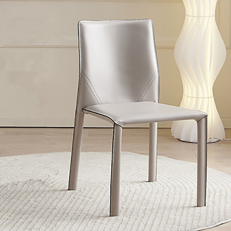 Dining Room Home Side Chair Faux Leather Dining Chairs with Upholstered