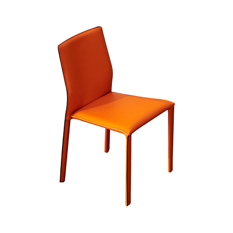 Dining Room Home Side Chair Faux Leather Dining Chairs with Upholstered