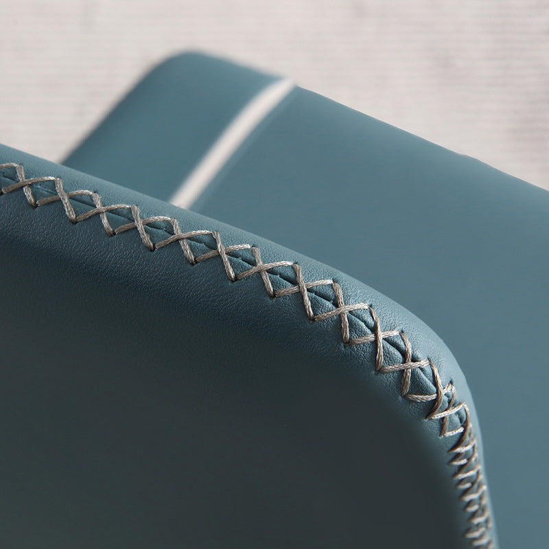 Dining Room Home Upholstered Chair Leather Parsons Armless Chair