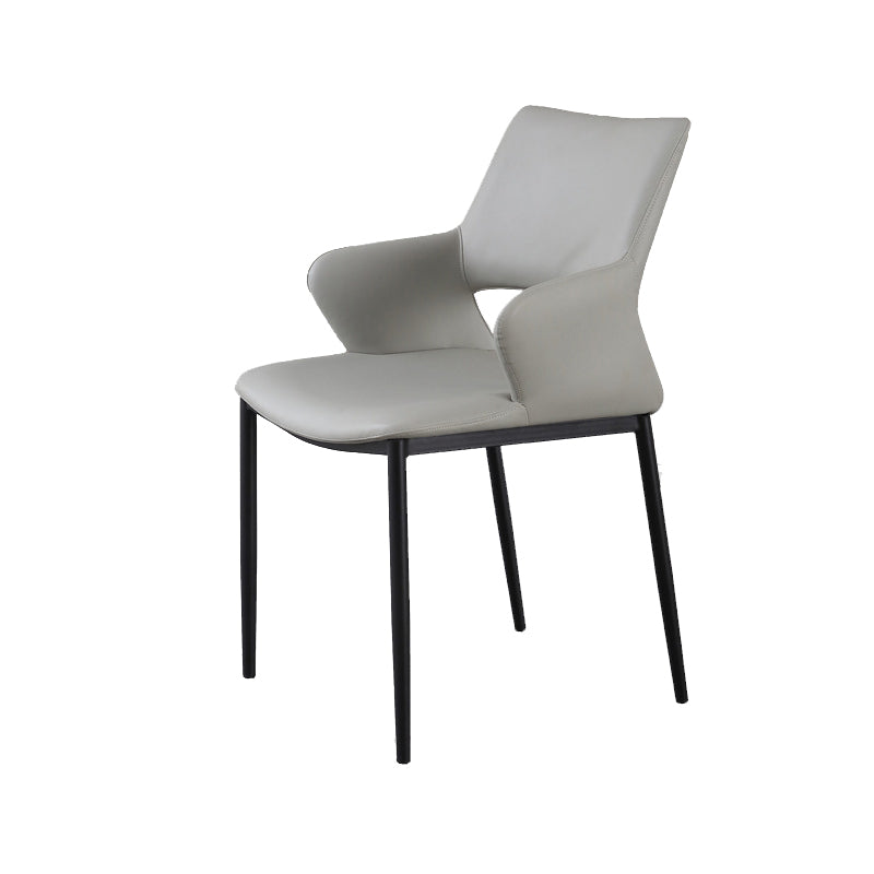 Open Back Dining Chair Contemporary Indoor Dining Side Chair