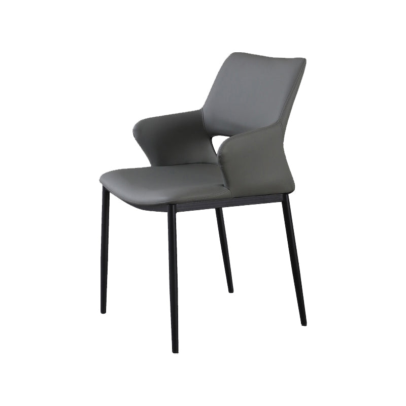 Open Back Dining Chair Contemporary Indoor Dining Side Chair