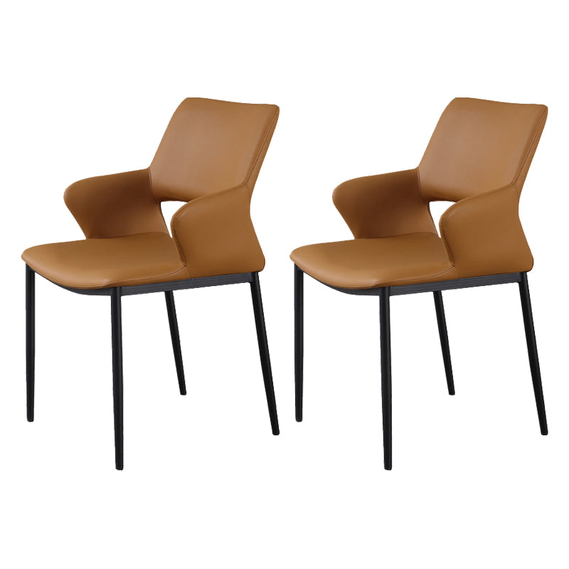 Open Back Dining Chair Contemporary Indoor Dining Side Chair