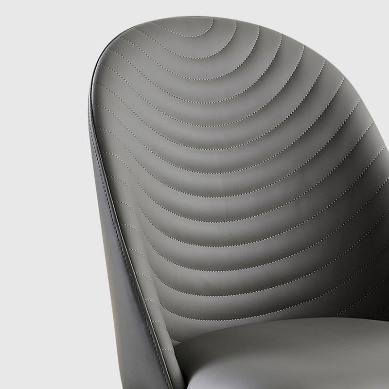 Dining Room Contemporary Dining Chair Upholstered Metal Legs Chair