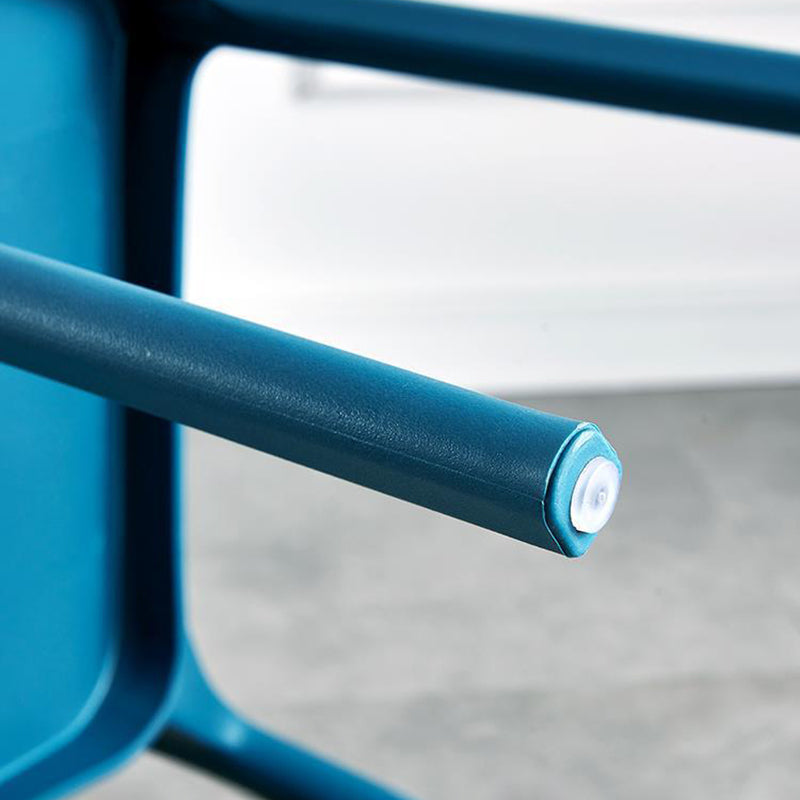 Home Kitchen Dining Armless Chair Open Back Side Plastic Chair