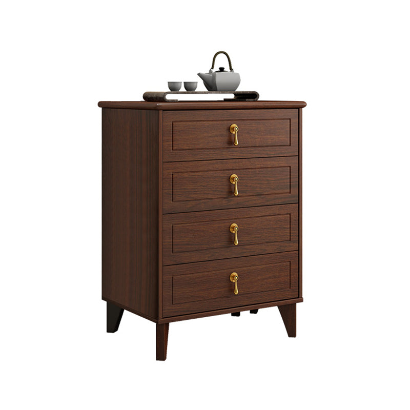 Contemporary Glam Storage Chest Dresser Wooden Chest with Drawers