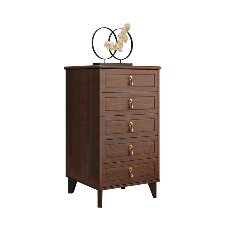 Contemporary Glam Storage Chest Dresser Wooden Chest with Drawers