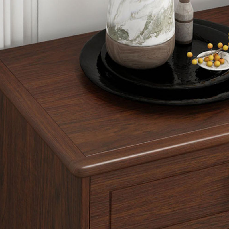 Contemporary Glam Storage Chest Dresser Wooden Chest with Drawers