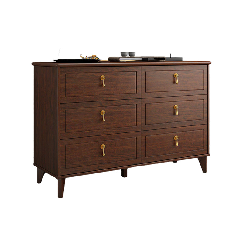 Contemporary Glam Storage Chest Dresser Wooden Chest with Drawers