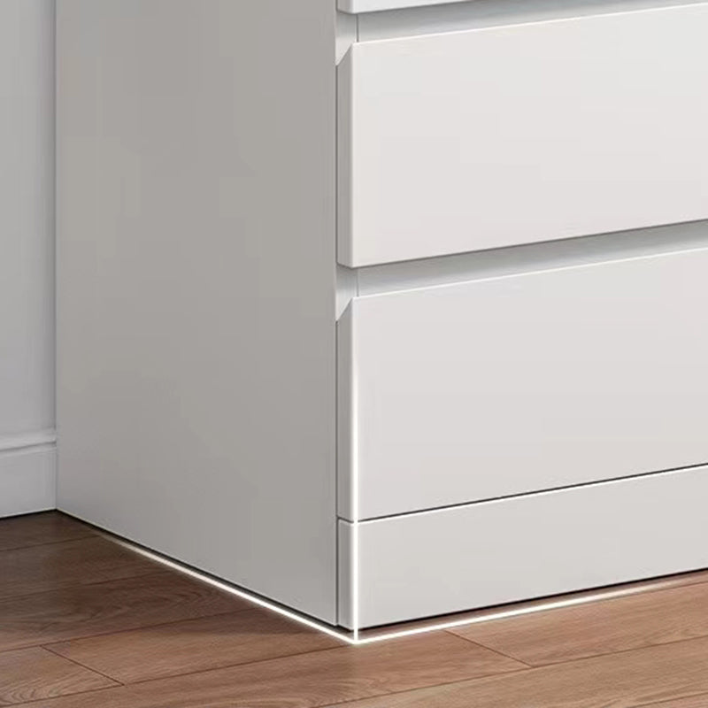 Contemporary Storage Chest Manufactured Wood Dresser with 3/4/5/6 Drawers